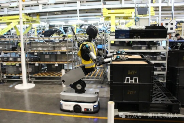 博特勒人形機(jī)器人搭載柯力六維力產(chǎn)品崗前測(cè)試，落地極氪未來工廠      